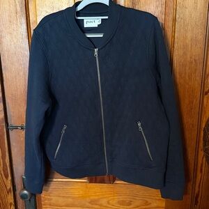 Pact XL Dark Navy Quilted Bomber Jacket NWOT